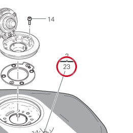 Decalcomanie central — réf. 4381G201A | Ducati Store