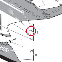 Decalcomanie Shell 4381G401A — réf. 4381G401A | Ducati Store