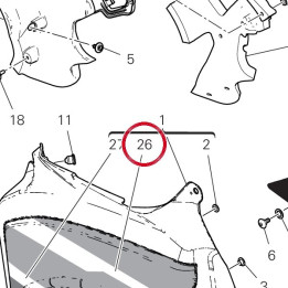 Decalcomanie supérieur — réf. 4381G021A | Ducati Store