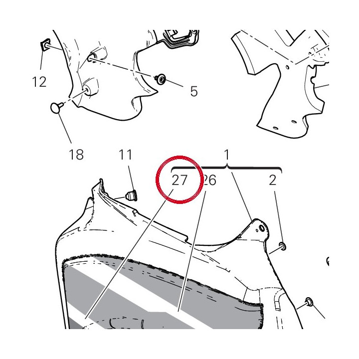 Decalcomanie inférieur — réf. 4381G071A | Ducati Store