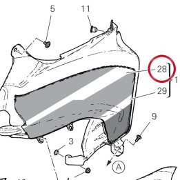 Decalcomanie supérieur — réf. 4381G031A | Ducati Store