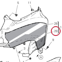 Decalcomanie inférieur — réf. 4381G061A | Ducati Store