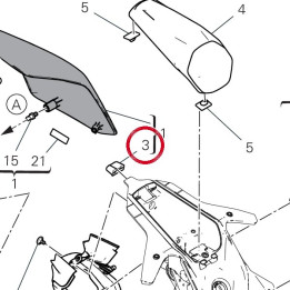 Caoutchouc 86612671A — réf. 86612671A | Ducati Store