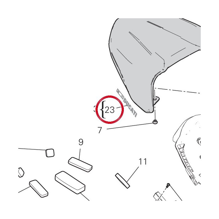 Decalcomanie drapeau ita — réf. 4381D891C | Ducati Store