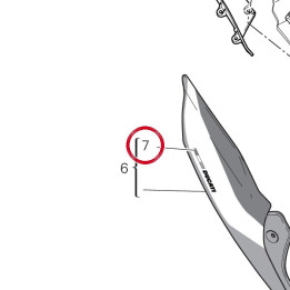 Decalcomanie droite — réf. 4381G281A | Ducati Store