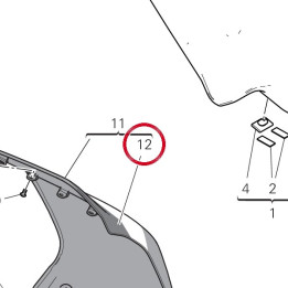Decalcomanie gauche — réf. 4381G271A | Ducati Store