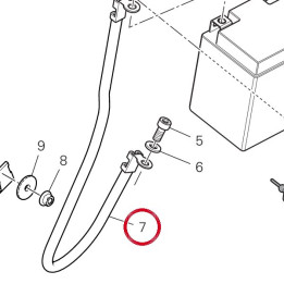 Câble batterie — réf. 51410671B | Ducati Store
