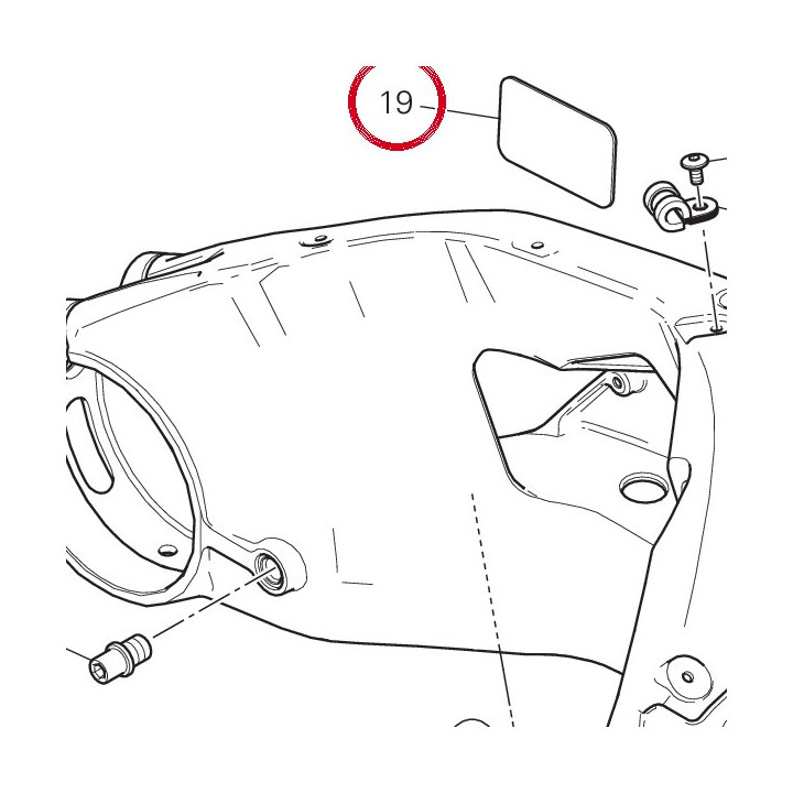Decalcomanie réglage chaîne — réf. 43314802B | Ducati Store