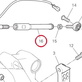 Asta rinvio cambio — réf. 96211541AA | Ducati Store