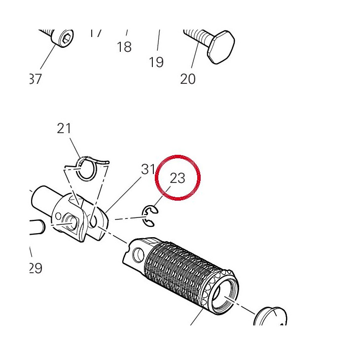 Anneau arret 88450821A — réf. 88450821A | Ducati Store