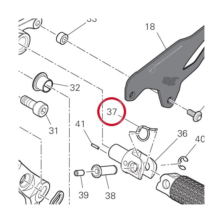 Ressort, rappel — réf. 96211211A | Ducati Store