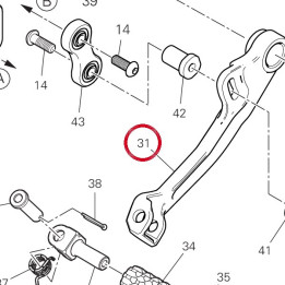 Leva cambio 96211551AA — réf. 96211551AA | Ducati Store