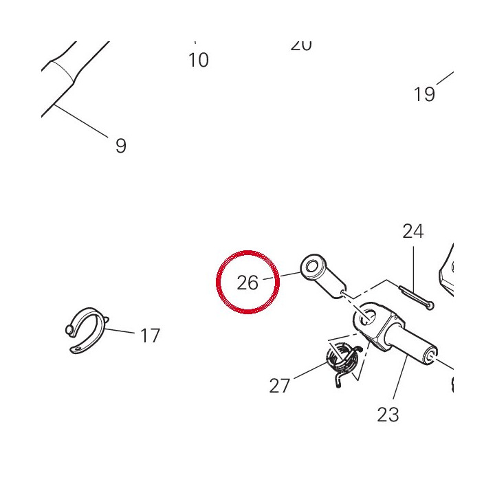 Pivot levier frein 96211261A — réf. 96211261A | Ducati Store