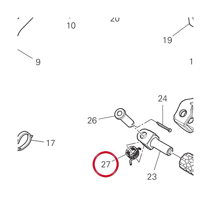 Ressort, rappel pédale — réf. 96211271A | Ducati Store