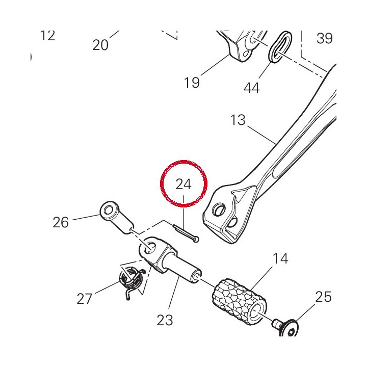 Goupille 68540071A — réf. 68540071A | Ducati Store