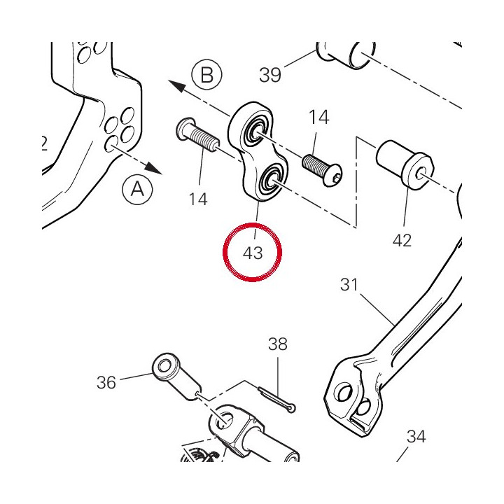 Bielle 96211501AA — réf. 96221501AA | Ducati Store