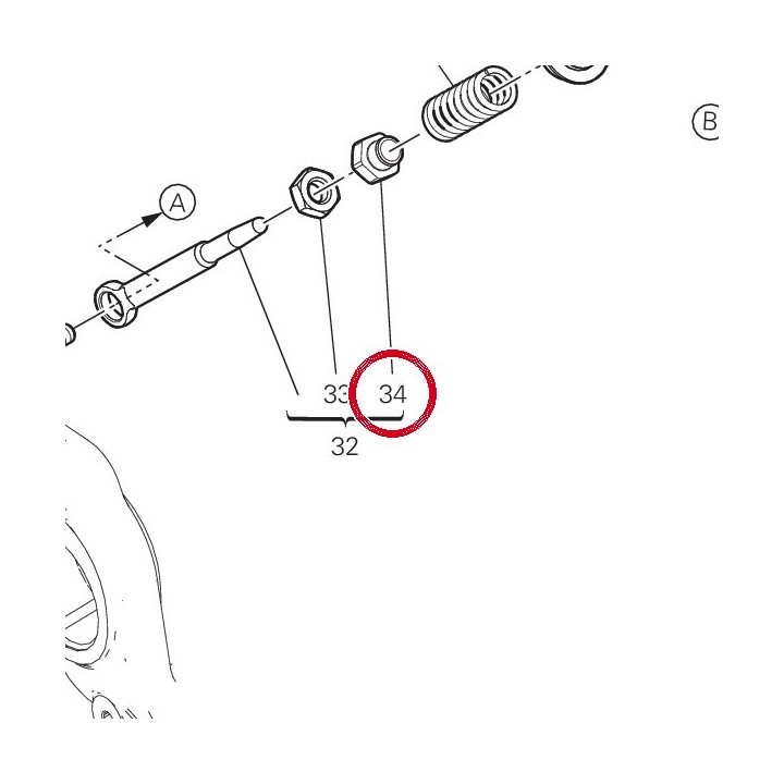 Écrou M8 97611101A — réf. 97611101A | Ducati Store