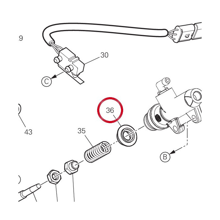 Douille pivot 97611081A — réf. 97611081A | Ducati Store