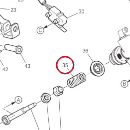 Ressort, rappel frein — réf. 97611091A | Ducati Store