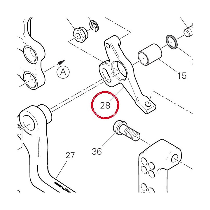Bielle ensemble levier — réf. 96211591AA | Ducati Store