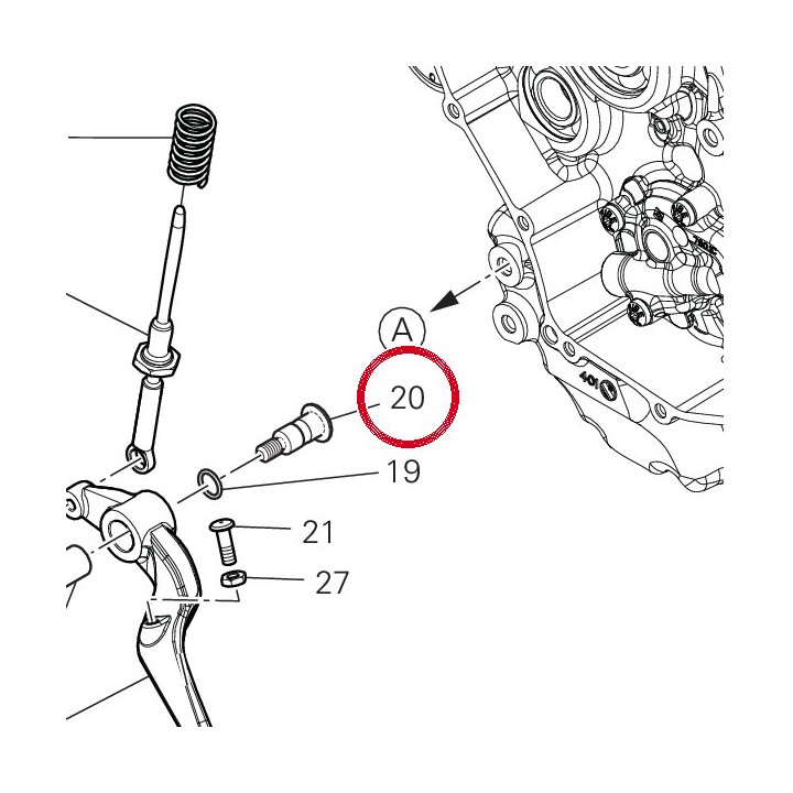 Pivot 82111701CA — réf. 82111701CA | Ducati Store