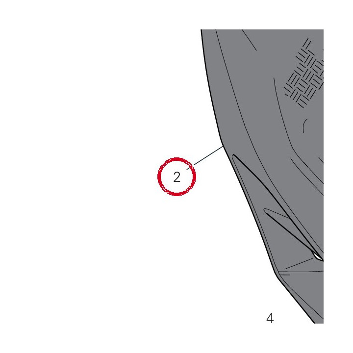 Garde-Boue ar. carbone — réf. 96901612A | Ducati Store