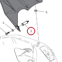 Entretoise 96863612B — réf. 96863612B | Ducati Store