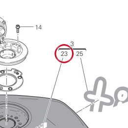 Decalco sponsor serbatoio — réf. 4381K451A | Ducati Store