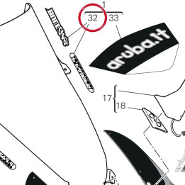 Decalco “bulegas” vetro — réf. 4381K561A | Ducati Store