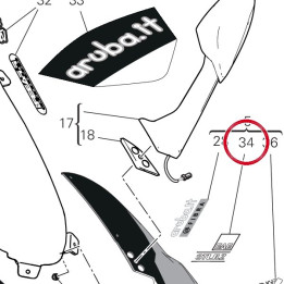 Decalcomanie bulle 2 gauche — réf. 4381K511A | Ducati Store