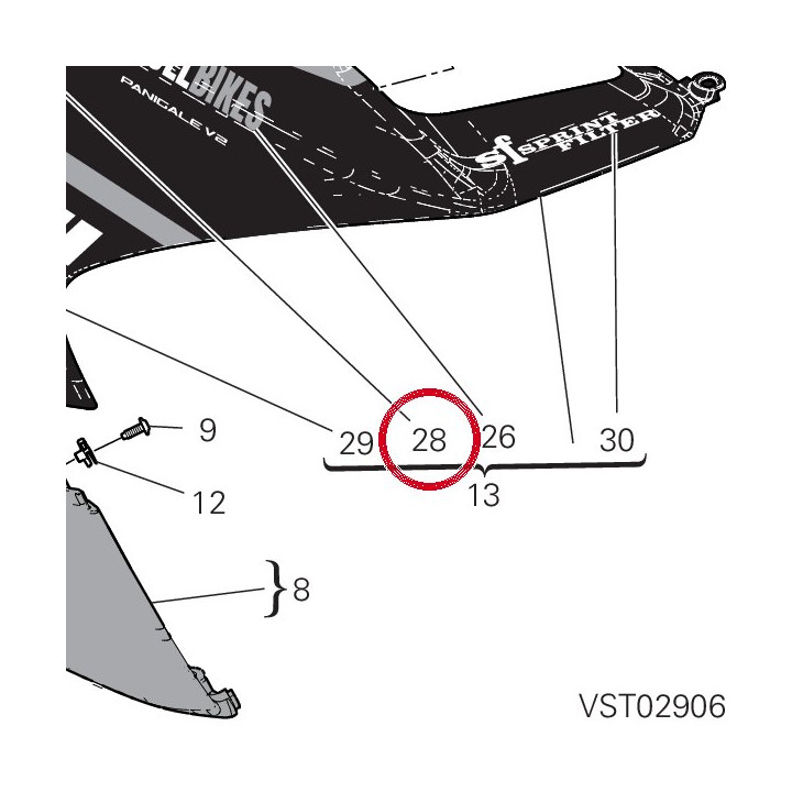 Decalco “à.It” fiancata — réf. 4381K711A | Ducati Store