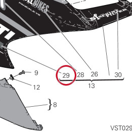 Decalcomanie Ducati droite — réf. 4381K721A | Ducati Store