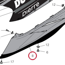 Demi-Carene inférieur — réf. 48013761AE | Ducati Store