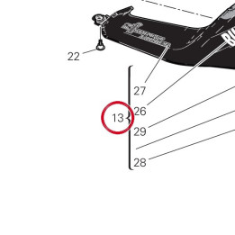 Demi-Carene supérieure — réf. 4801A871AE | Ducati Store