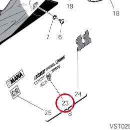 Decalco sponsor 1 carena — réf. 4381K821A | Ducati Store