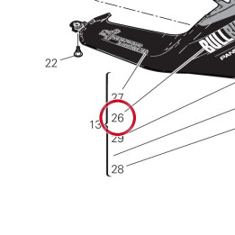 Decal "Panigale V2" gauche — réf. 4381K741A | Ducati Store
