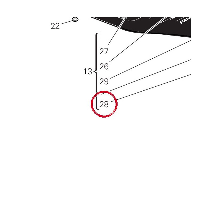 Decalcomanie Ducati gauche — réf. 4381K761A | Ducati Store