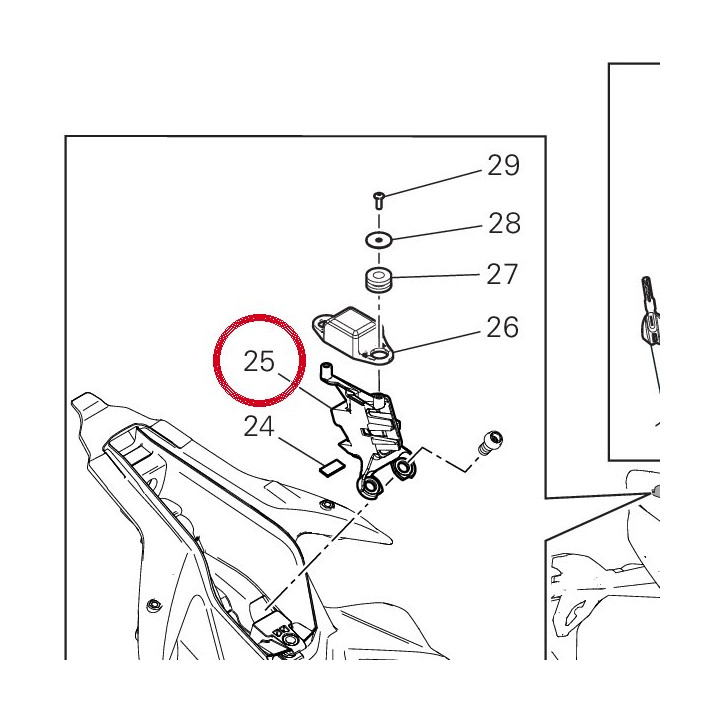 Supporto Gps dda 8291I791AA — réf. 8291I791AA | Ducati Store