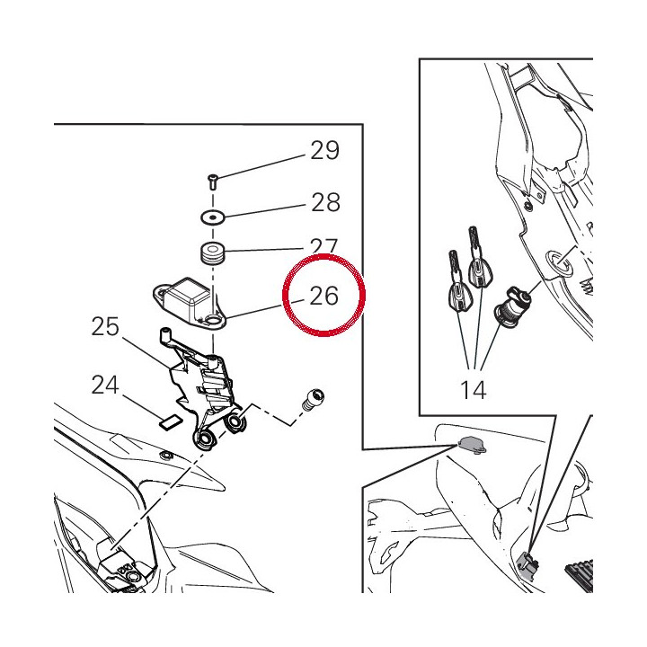 Boitier électronique Gps — réf. 94310012A | Ducati Store