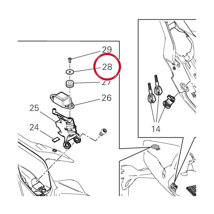Rosette 85210901B — réf. 85210901B | Ducati Store