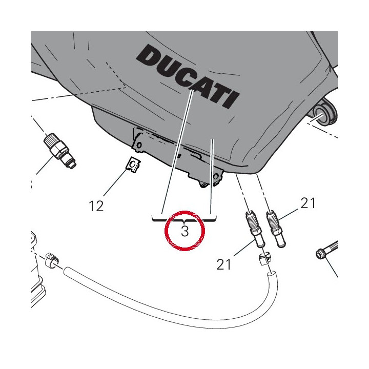 R╘servoir 58612931AL — réf. 58612931AL | Ducati Store
