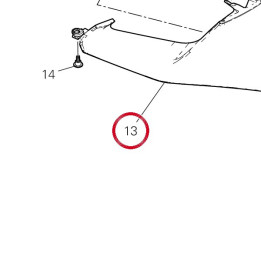 Demi-Carene supérieure — réf. 4801A871AF | Ducati Store