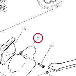 Couvercle pignon chaîne — réf. 4601R941A | Ducati Store