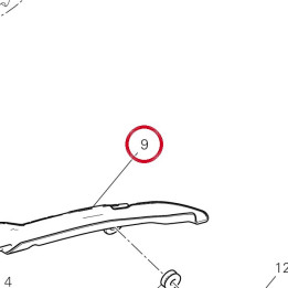 Bavette Garde-Boue 46017431A — réf. 46017431A | Ducati Store