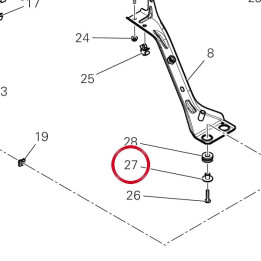 Entretoise 71611671AA — réf. 71611671AA | Ducati Store