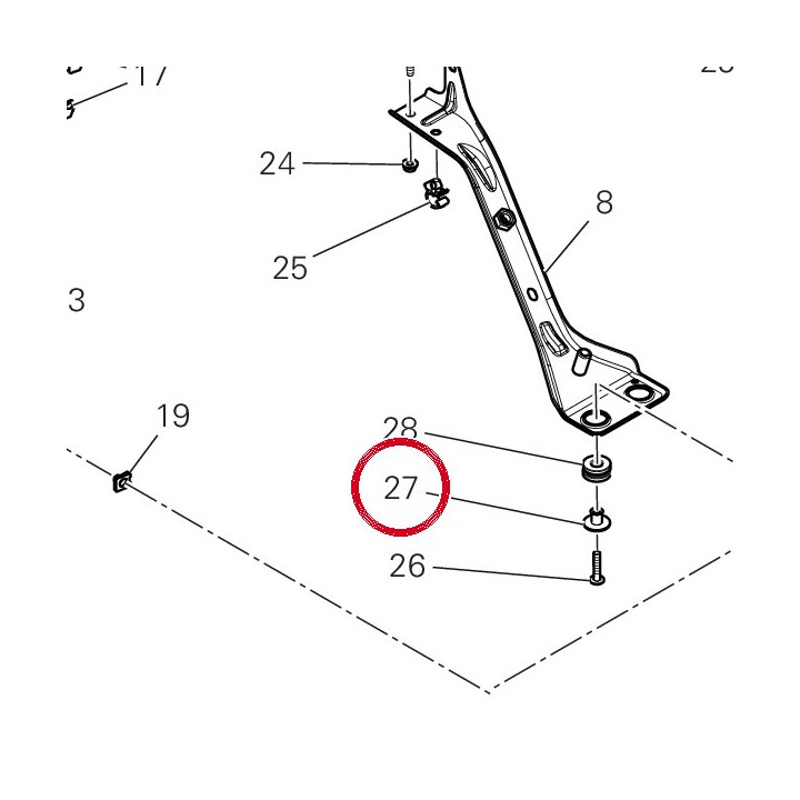 Entretoise 71611671AA — réf. 71611671AA | Ducati Store