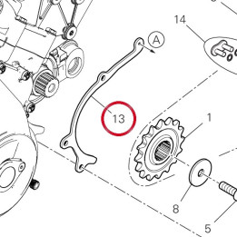 Glissiere 44713121A — réf. 44713121A | Ducati Store