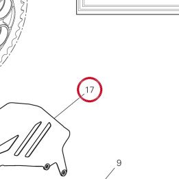 Cache-Chaine 44610761AA — réf. 44610761AA | Ducati Store