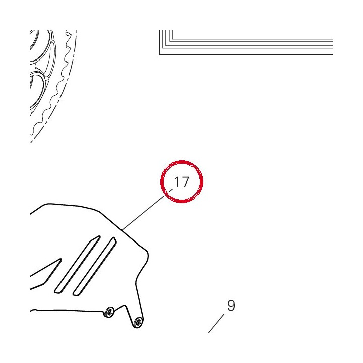 Cache-Chaine 44610761AA — réf. 44610761AA | Ducati Store