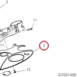 Bavette Garde-Boue 4601P962A — réf. 4601P962A | Ducati Store